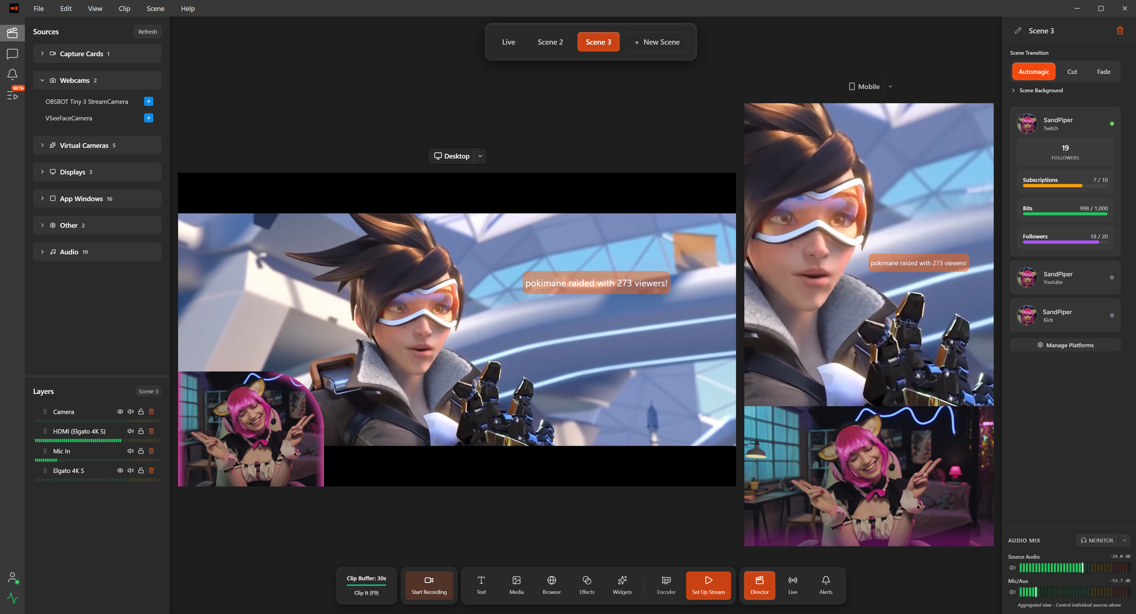 Dual-Scene Compositor